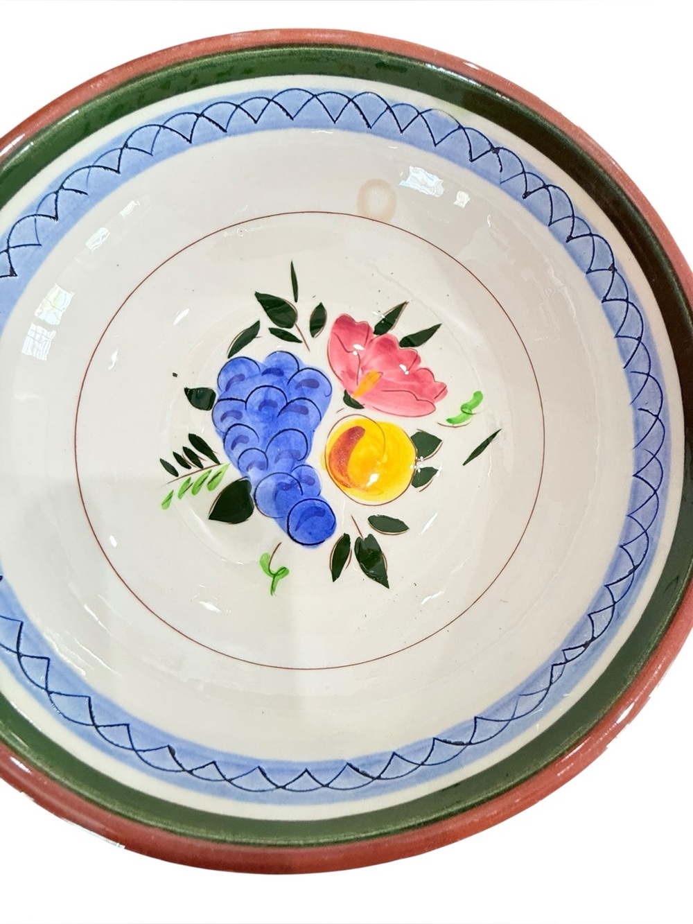 Two Vintage Stangl Ware Serving Bowls Fruits Flowers